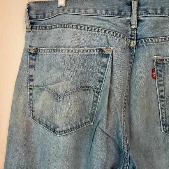 Levi’s 505 Jeans, Men’s 36” x 32”, Well Loved, Well Worn with Prefect Fraying. - Picture 9 of 16